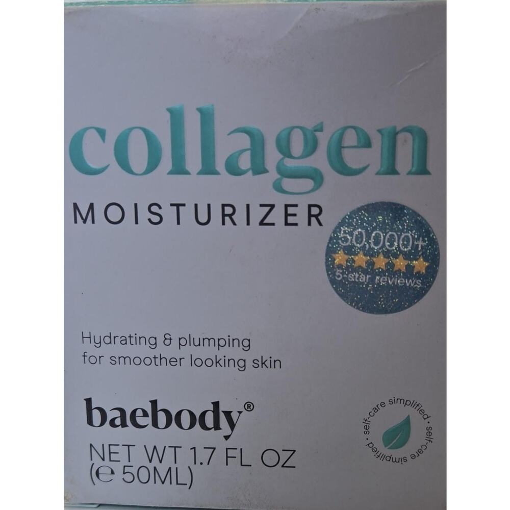 Baebody Collagen Moisturizer 1.7oz Hydrating Plumping Anti‑Aging Cream